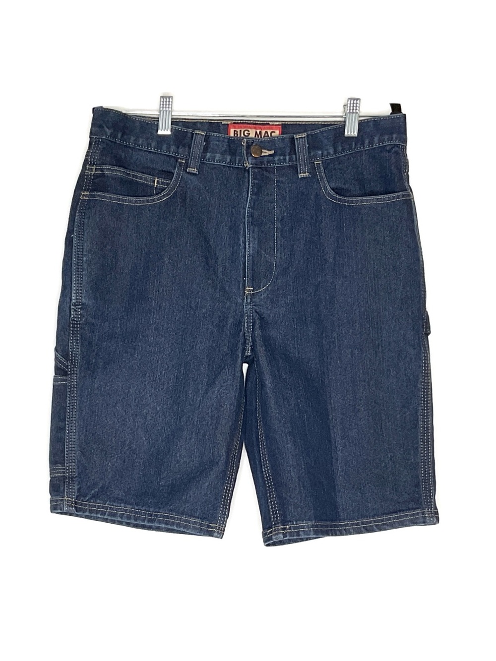 Big Mac Youth Dark Blue Denim Jean Shorts Size 32